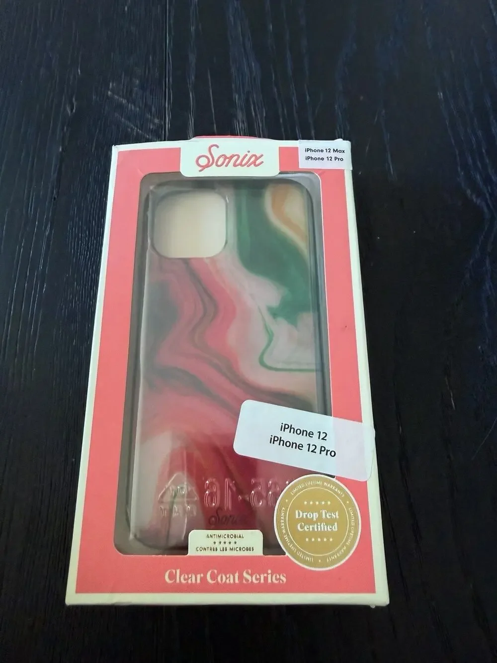 Sonix Antimicrobial Drop Protection Hard Case for iPhone 12/12 Pro